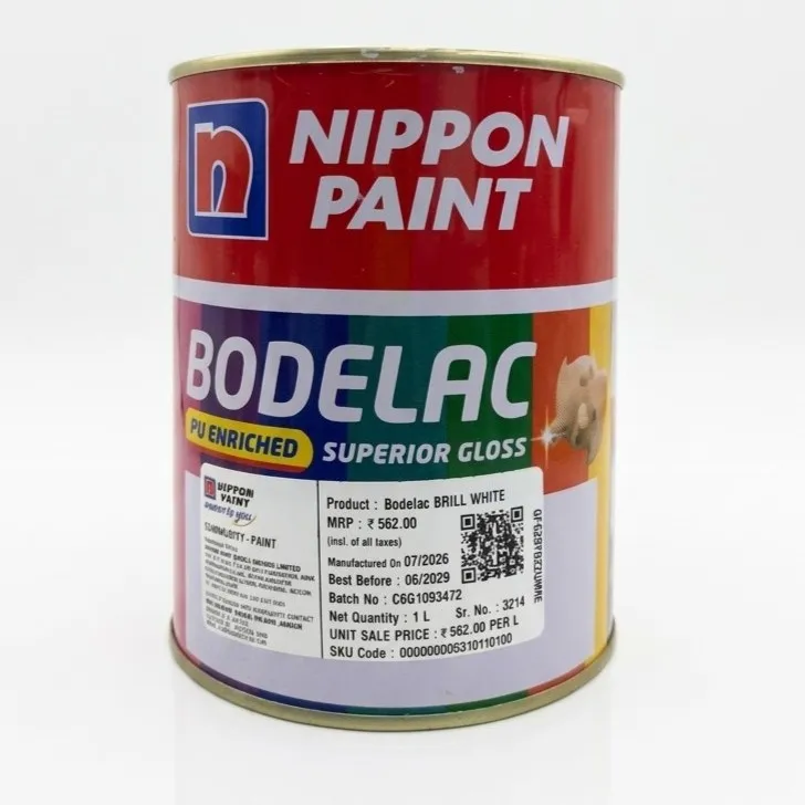 NIPPON BODELAC SUPERIOR GLOSS ENAMEL – BRILLIANT WHITE (1L)